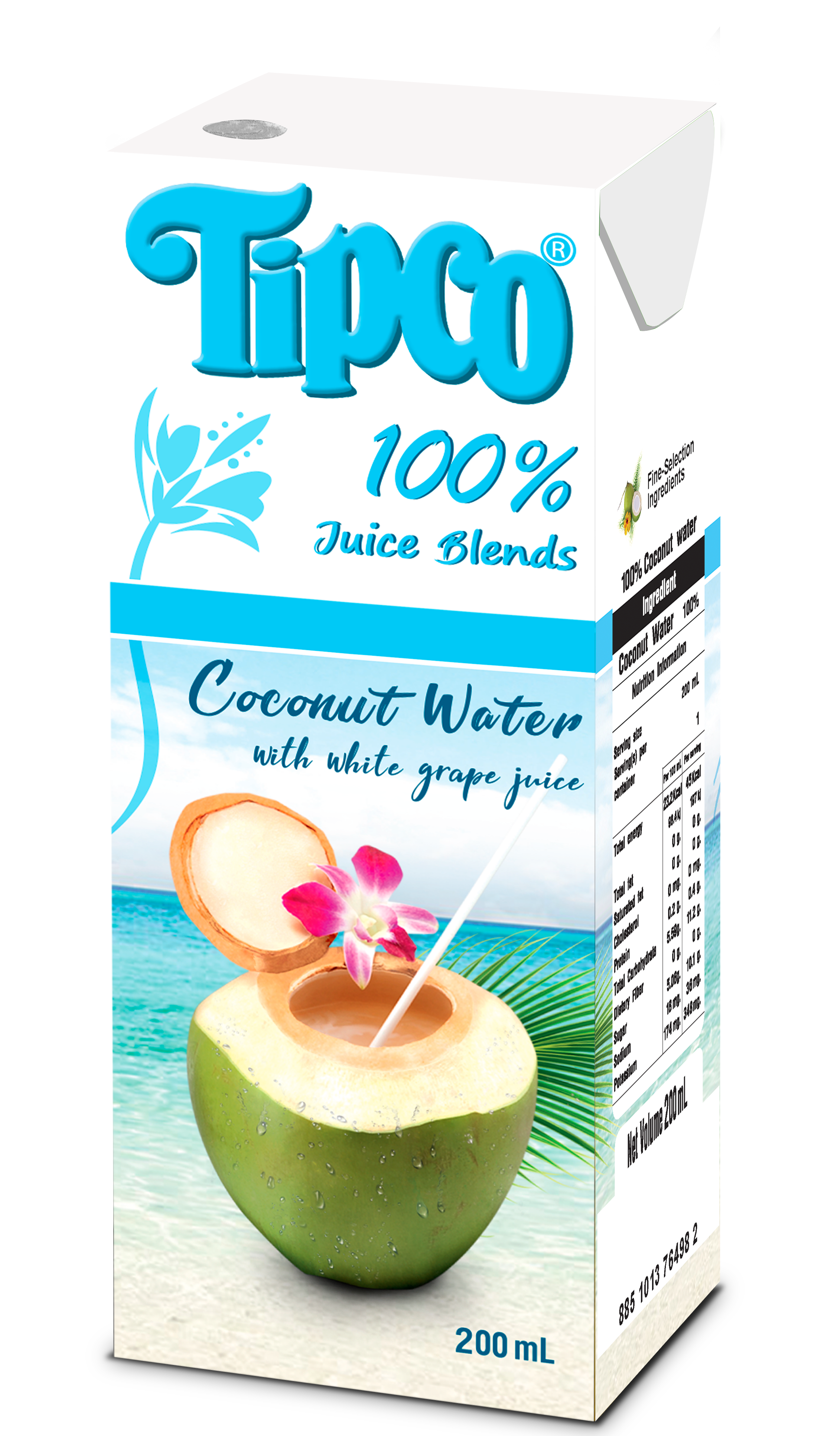 ティプコストレートココナッツウォーター200ml