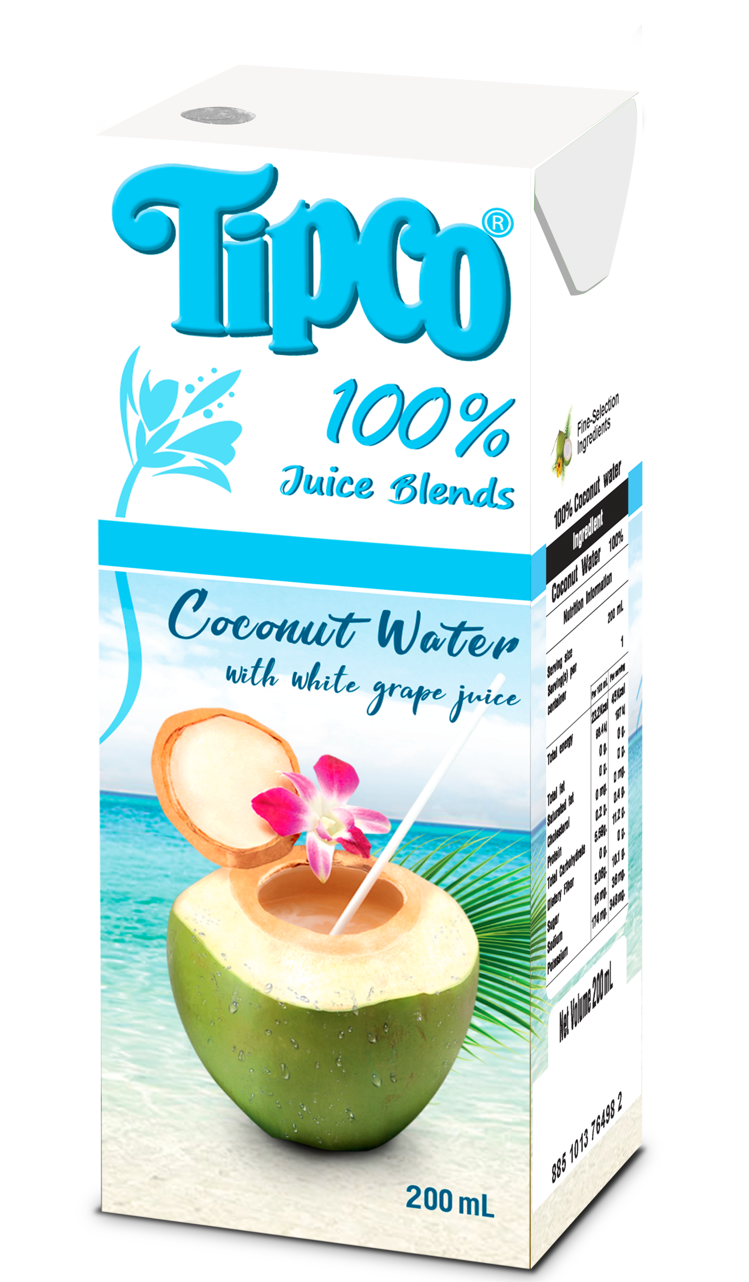 ティプコ ストレート ココナッツウォーター 200ml